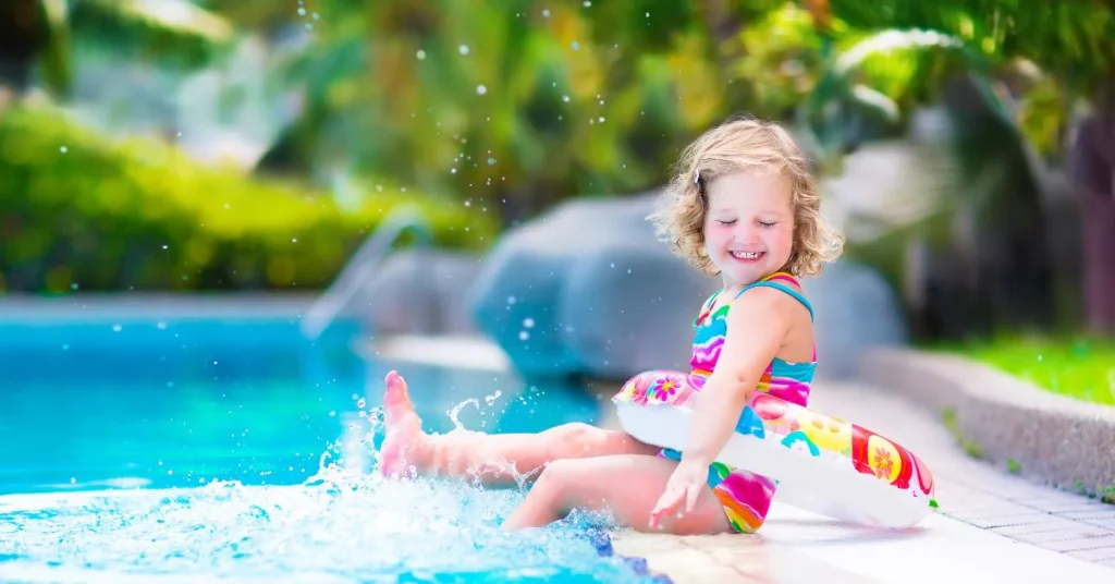 kids in the pool